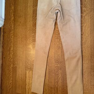 AG super skinny Tan suede Jeans